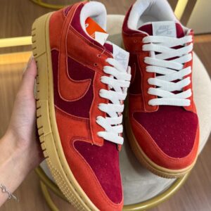 dunk low pro vermelho laranja