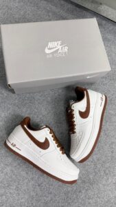 nike air force branco/marrom